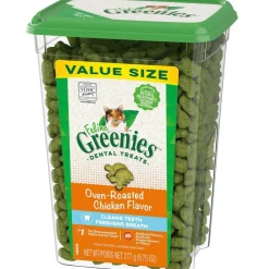 Greenies Feline Oven Roasted Chicken Flavor Dental Cat Treats