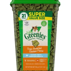 Greenies Feline Oven Roasted Chicken Flavor Dental Cat Treats