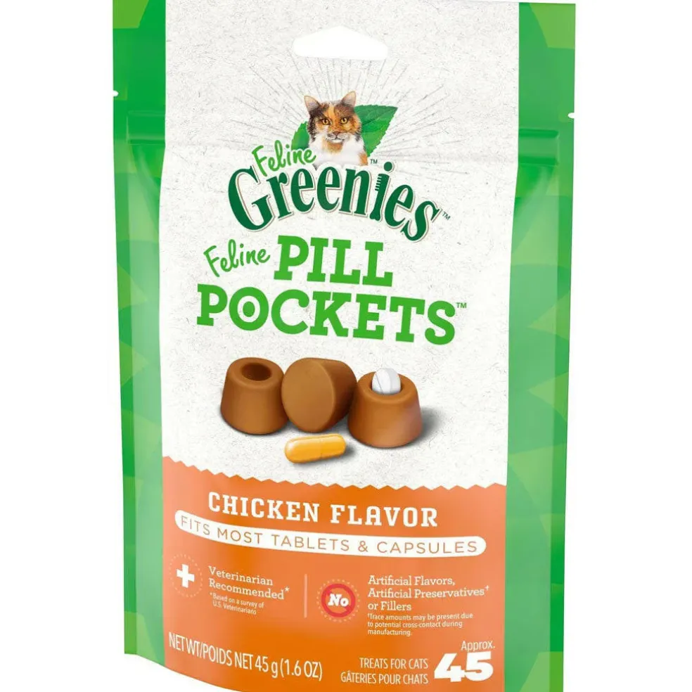 Greenies Feline Pill Pockets Chicken Flavor