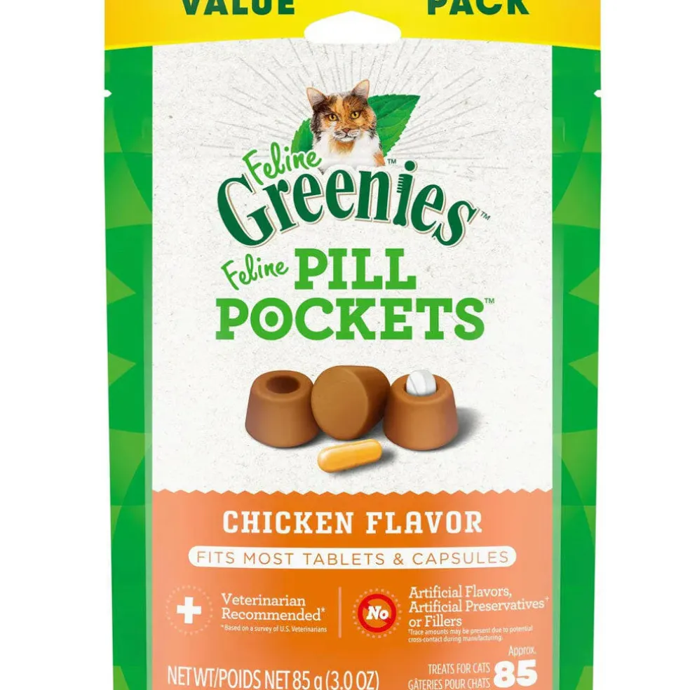Greenies Feline Pill Pockets Chicken Flavor