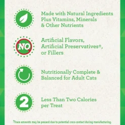 Greenies Feline SmartBites Skin & Fur Chicken Flavor Cat Treats, 2.1-oz