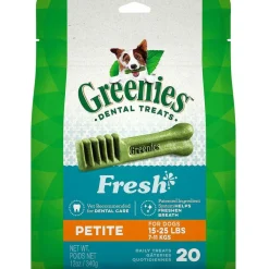 GREENIES Fresh Mint Petite Dental Treats, 20 count
