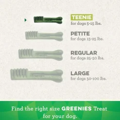 GREENIES Fresh Mint Teenie Dental Treats, 43 count