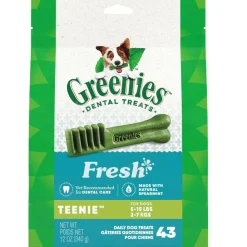 GREENIES Fresh Mint Teenie Dental Treats, 43 count