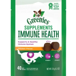 Greenies Immune Health Chicken Flavor Supplements for Dogs