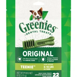 Greenies Original Dental Chews for Dogs, Treat-Pak, Teenie