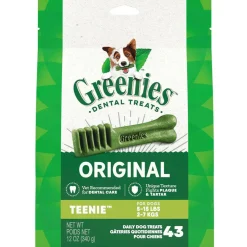 Greenies Original Dental Chews for Dogs, Treat-Pak, Teenie
