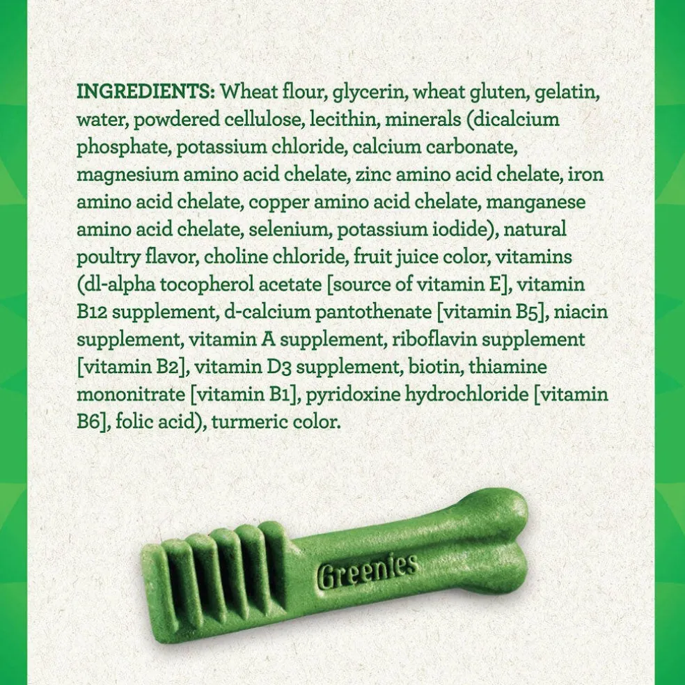 Greenies Original Dental Chews for Dogs, Treat-Pak, Large