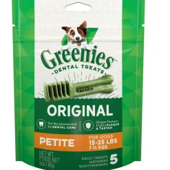 Greenies Original Dental Chews for Dogs, Treat-Pak, Petite