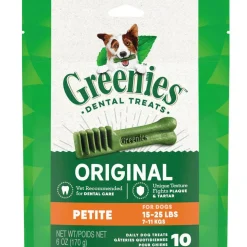 Greenies Original Dental Chews for Dogs, Treat-Pak, Petite