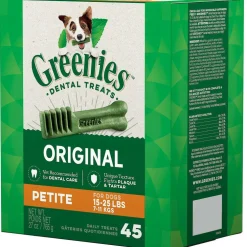 Greenies Original Dental Chews for Dogs, Treat-Pak, Petite