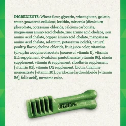 Greenies Original Dental Chews for Dogs, Treat-Pak, Petite