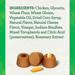 Greenies Pill Pockets Cheese Flavor Treats for Dogs, Tablet Size