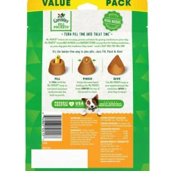 Greenies Pill Pockets Chicken Flavor Treats for Dogs, Capsule Size