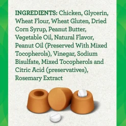 Greenies Pill Pockets Peanut Butter Flavor Treats for Dogs, Tablet Size