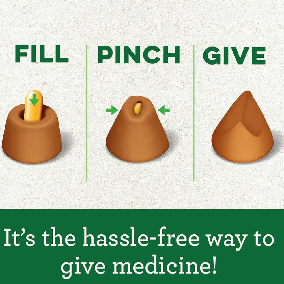 Greenies Pill Pockets Peanut Butter Flavor Treats for Dogs, Capsule Size