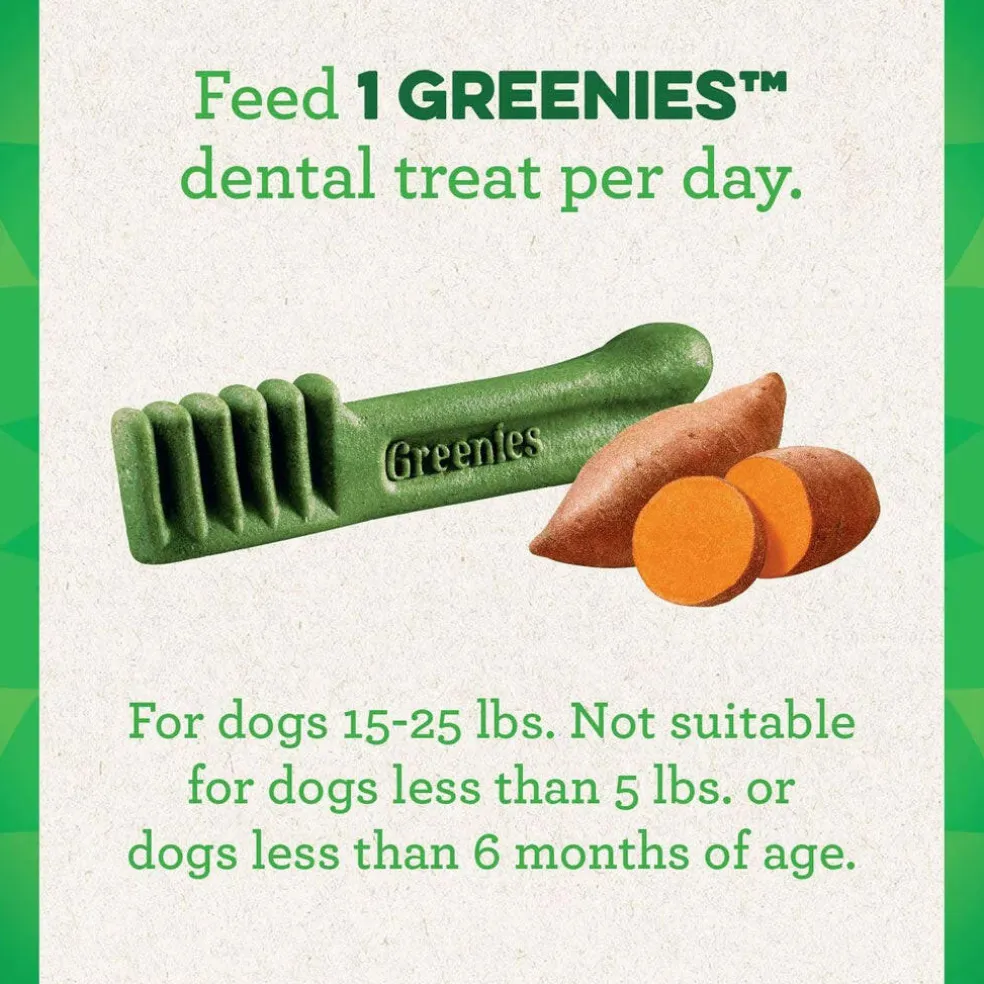GREENIES Sweet Potato Petite Dental Treats, 60 count