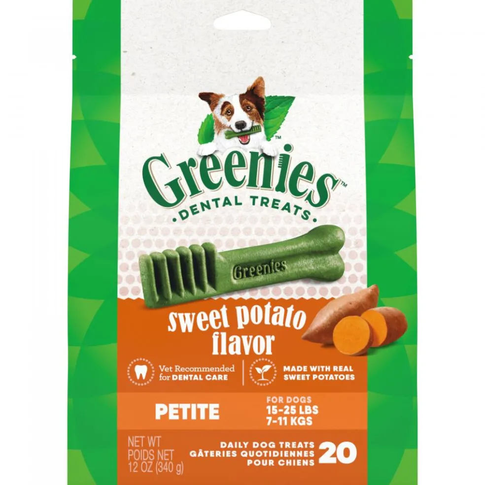 GREENIES Sweet Potato Petite Dental Treats, 60 count