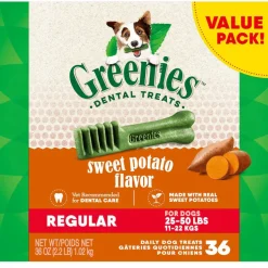 GREENIES Sweet Potato Regular Dental Treats