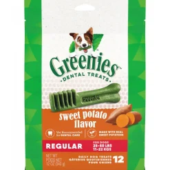 GREENIES Sweet Potato Regular Dental Treats