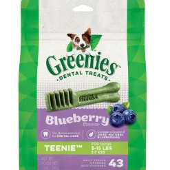 Greenies Teenie Blueberry Dental Dog Chews, 43 Count