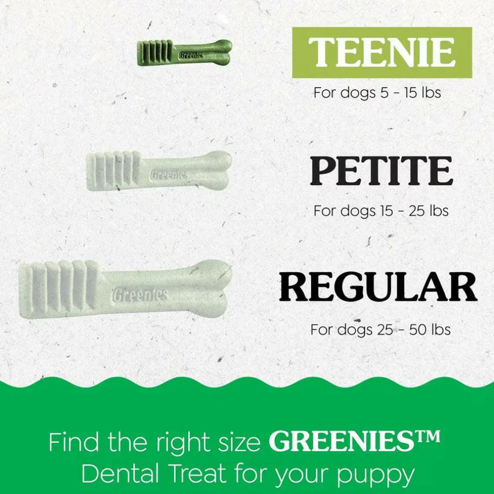 Greenies Teenie Puppy Dental Dog Treats