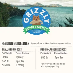 Grizzly Gut Health Liquid Supplement for Dogs & Cats