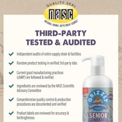 Grizzly Senior Supplement for Dogs & Cats 7+ Years