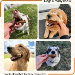 Groovies Original Chicken Flavor Dental Chews for Large Dogs 25-50 lbs