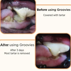 Groovies Original Dental Chews for Small Dogs 5-15 lbs