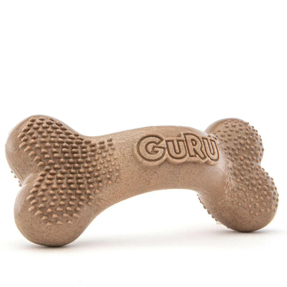 GURU Bone Dog Toy Bacon, Medium