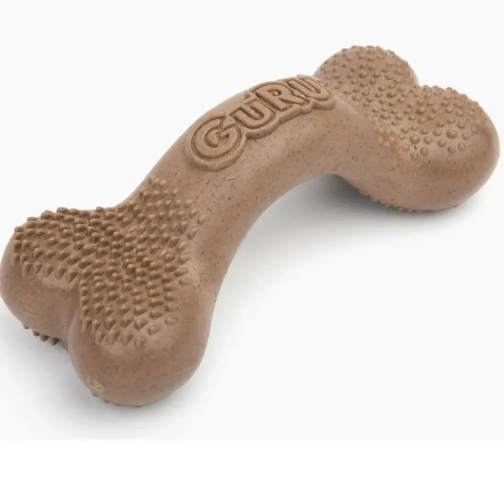GURU Bone Dog Toy Bacon, Medium