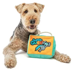 GURU Fun Box Plush Puzzle Bag Dog Toy