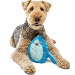 GURU Hide-A-Tail Plush Puzzle Dog Toy, Shark