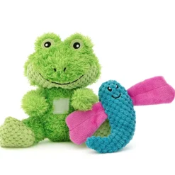 GURU Loveys Dog Toy, Frog, Medium