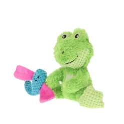 GURU Loveys Dog Toy, Frog, Medium
