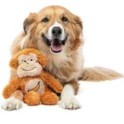 GURU Soft Scents Plush Dog Toy Monkey, Medium