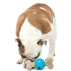 GURU Spin & Chew Bone Dog Toy Bacon, Medium