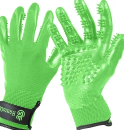HandsOn Bathing & Grooming Gloves for Cats, Dogs & Horses