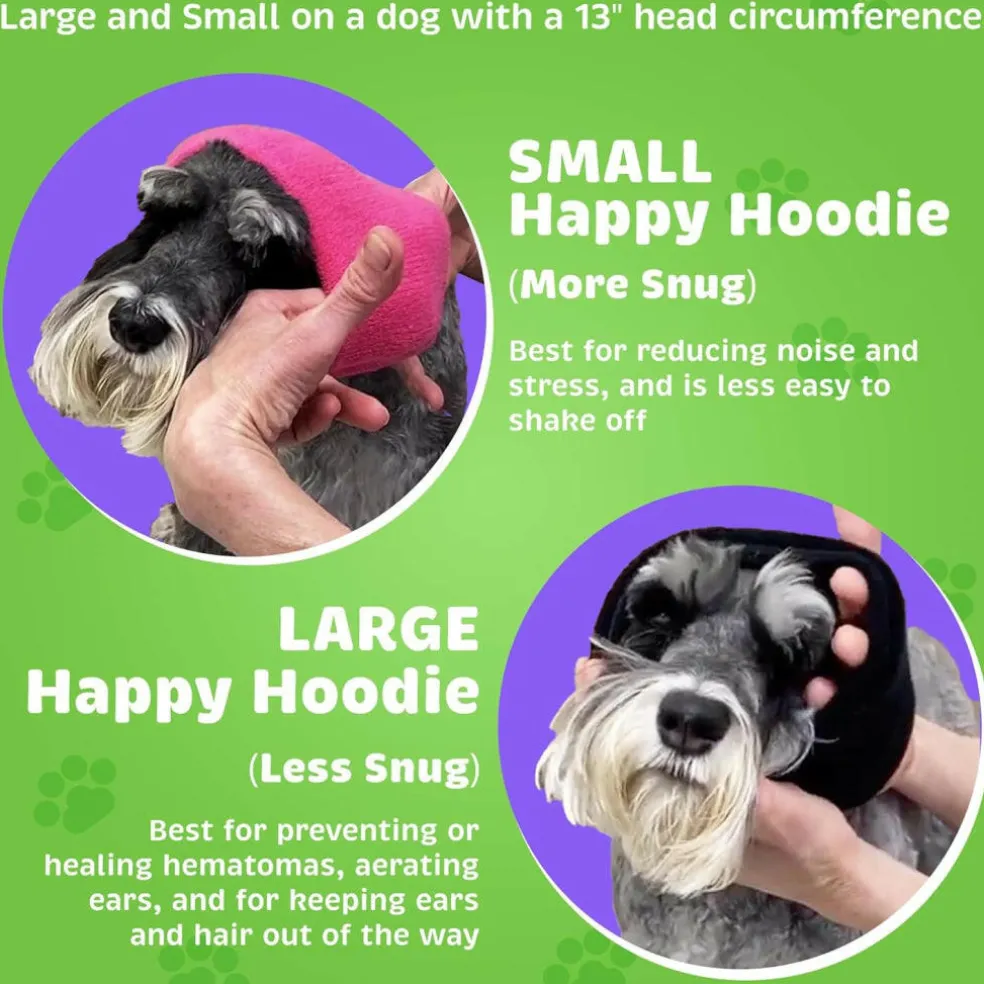 Happy Hoodie Calming Cap For Dogs BLUE -2 pack ( 1 large 1 small)