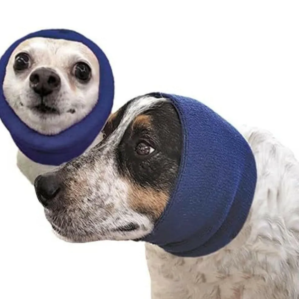 Happy Hoodie Calming Cap For Dogs BLUE -2 pack ( 1 large 1 small)