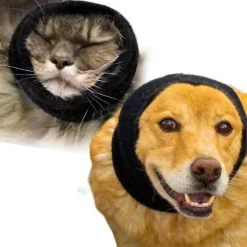 Happy Hoodie Calming Cap For Dogs BLACK -2 pack (1 large & 1 small)