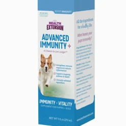 Health Extension Advanced Immunity Plus Vitality Supplement for Puppies & Dogs, 9-oz