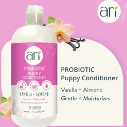 Health Extension Ari Probiotic Puppy Conditioner Vanilla & Almond, 16-oz