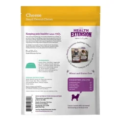Health Extension Cheese Flavor Dental Chews for Dogs