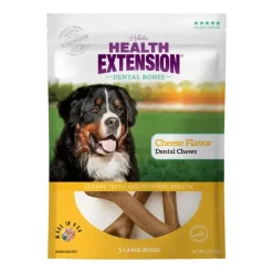 Health Extension Cheese Flavor Dental Chews for Dogs