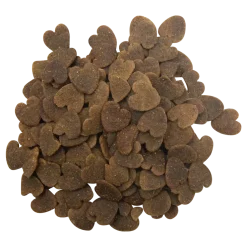 Health Extension Crunchy Heart Shaped Small Treats with Buffalo for Dogs, 12-oz