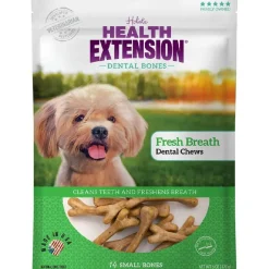 Health Extension Fresh Breath Dental Chews For Dogs (14 small bones)