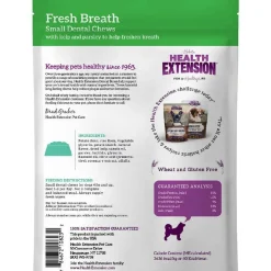 Health Extension Fresh Breath Dental Chews For Dogs (14 small bones)