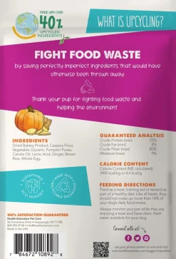Health Extension Impawfect Pumpkin & Ginger for Digestive Support Treats for Dogs, 4.5-oz